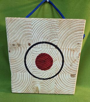 KNIFE THROWING TARGET - End Grain - Knife Safe - 10 1/2" x 9 1/2" x 3" thick Only $39.99 #468A